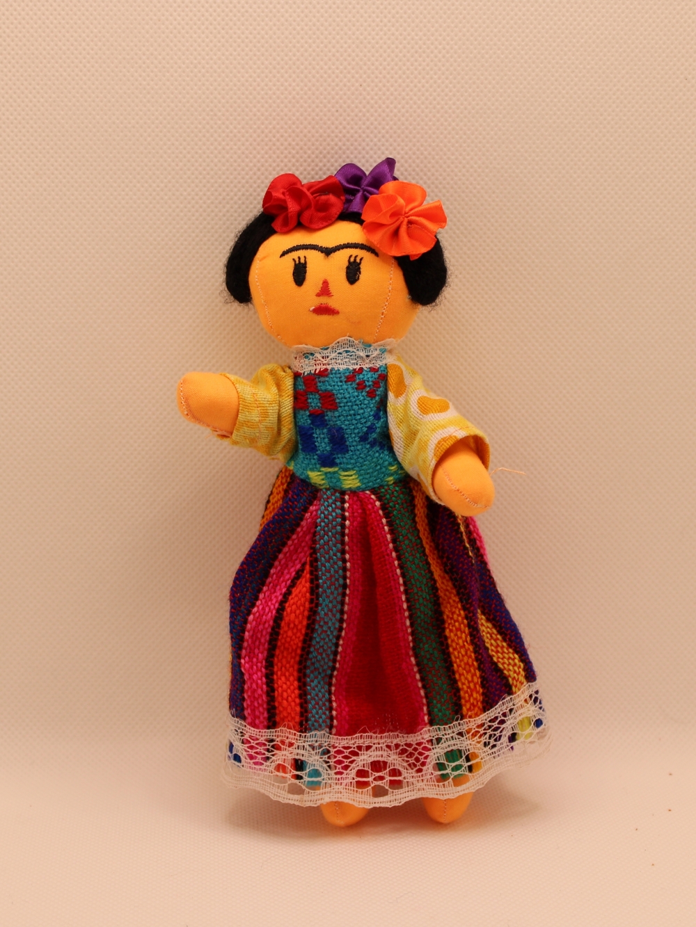 Handmade Frida Kahlo Mexican Doll